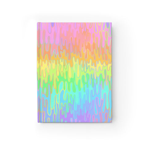 Rainbow Melt Journal - Ruled Line