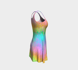 Rainbow Melt Flare Dress