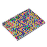 Wavy Daisy Spiral Notebook - Ruled Line