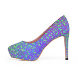 Psychedelic Mess Women's Platform Heels