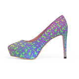 Psychedelic Mess Women's Platform Heels