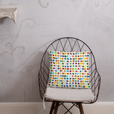 Flip Flop Ink Spots Square Pillow