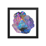 Crystal Cluster 6 Framed Print