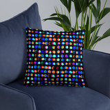Flip Flop Ink Spots Square Pillow