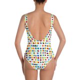 Ink Dots One-Piece Swimsuit
