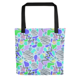 Electric Party Blues Tote bag