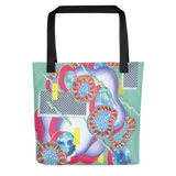 Rectangle Jelly Organism Tote bag