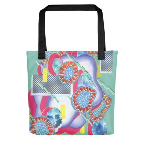 Rectangle Jelly Organism Tote bag