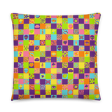 Disco Squares Pillow