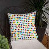 Flip Flop Ink Spots Square Pillow