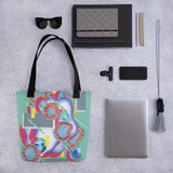 Rectangle Jelly Organism Tote bag