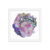 Crystal Cluster 4 Framed Print