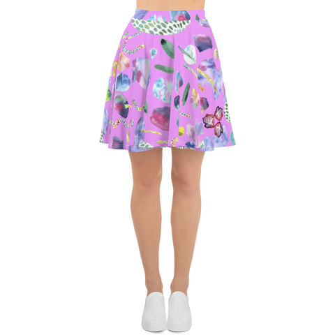Bubblegum Garden Skater Skirt