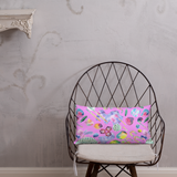 Bubblegum Garden Rectangular Pillow