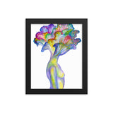 Mushroom Queen Framed Print