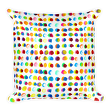 Flip Flop Ink Spots Square Pillow