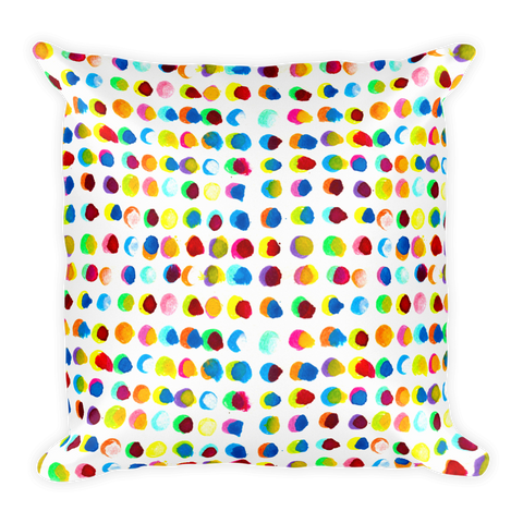 Flip Flop Ink Spots Square Pillow