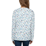 Blue Shrooms Unisex Sweatshirt