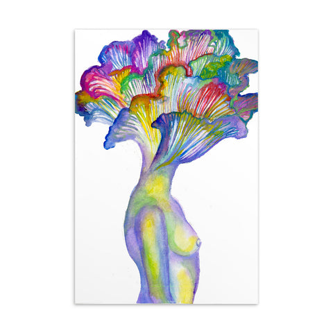 Mushroom Queen Postcard