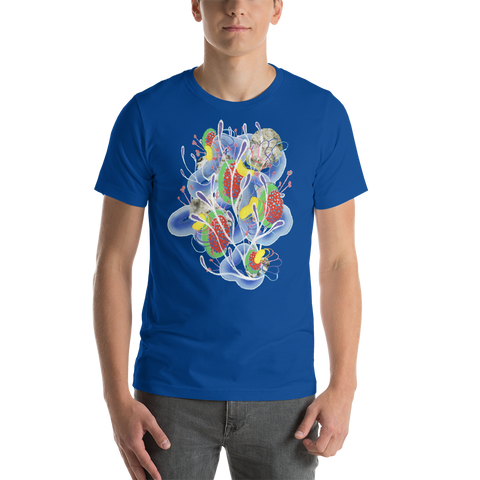 Dark Blue Organism Short-Sleeve Unisex T-Shirt