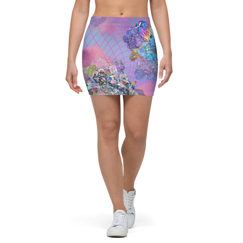 Crystal Clouds Mini Skirt