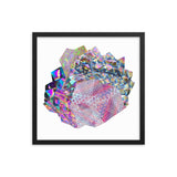 Crystal Cluster 5 Framed Print