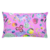 Bubblegum Garden Rectangular Pillow