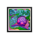 Go At Your Own Pace Framed Print