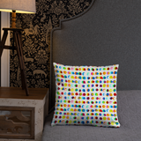 Flip Flop Ink Spots Square Pillow