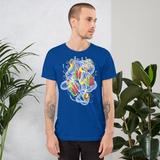 Dark Blue Organism Short-Sleeve Unisex T-Shirt