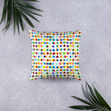 Flip Flop Ink Spots Square Pillow