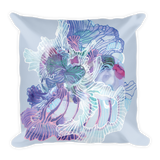 Blooming Organism Square Pillow