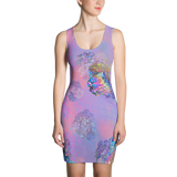 Crystal Clouds Bodycon Dress