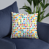 Flip Flop Ink Spots Square Pillow