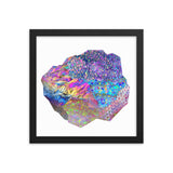 Crystal Cluster 3 Framed Print