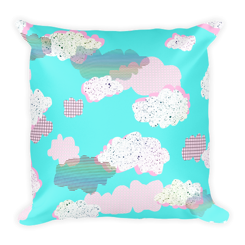 Cloudy Daze Square Pillow
