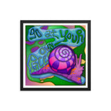 Go At Your Own Pace Framed Print