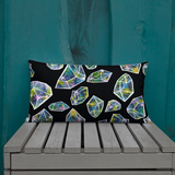 Cosmic Crystals Rectangular Pillow