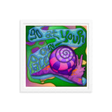 Go At Your Own Pace Framed Print