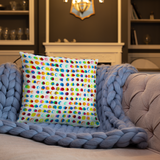 Flip Flop Ink Spots Square Pillow