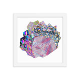 Crystal Cluster 5 Framed Print