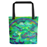 Mirrored Mounatin Tote bag