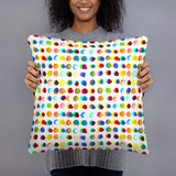 Flip Flop Ink Spots Square Pillow