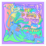 Opportunity to Grow Rainbow Vinyl Sticker