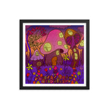 Stay Home Nighttime Framed Print