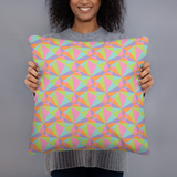 Pastel Prism Square Pillow