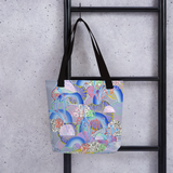Grey Organism Tote bag
