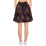 Sunset Shrooms Skater Skirt