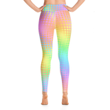 Rainbow Grid Yoga Leggings