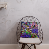 Alien Puke: Satellite Image Pillow